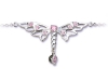 Banane de nombril cha�ne de taille Libellule strass