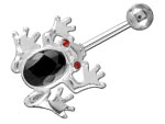 Banane de nombril argent Grenouille