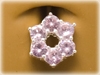 Banane de nombril argent Couronne