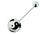 Piercing banane nombril BioSafe logo Yin Yang