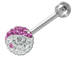 Banane de nombril Crystal Chic Yin Yang Rose