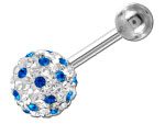 Banane de nombril Crystal Chic Pois bleus