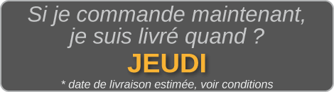 Jour de livraison prévu