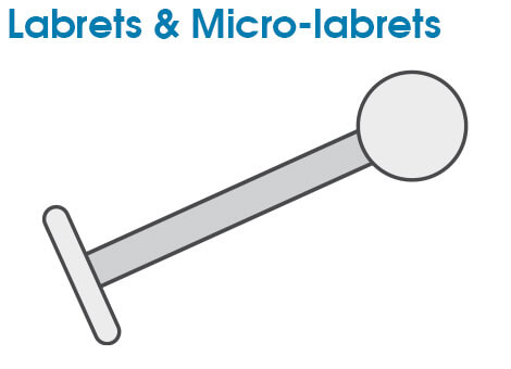 Labrets et micro-labrets