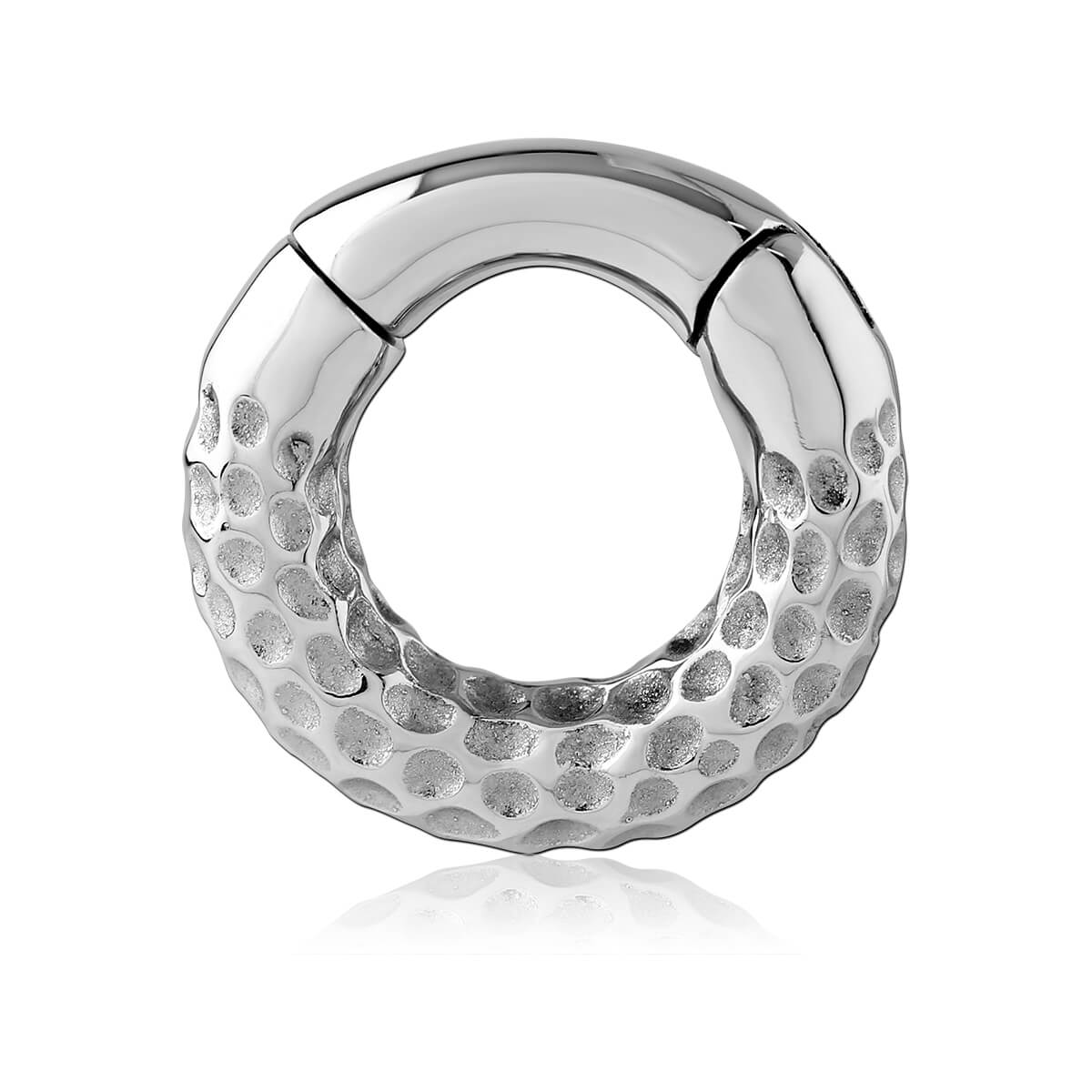 Anneau acier clicker Météore