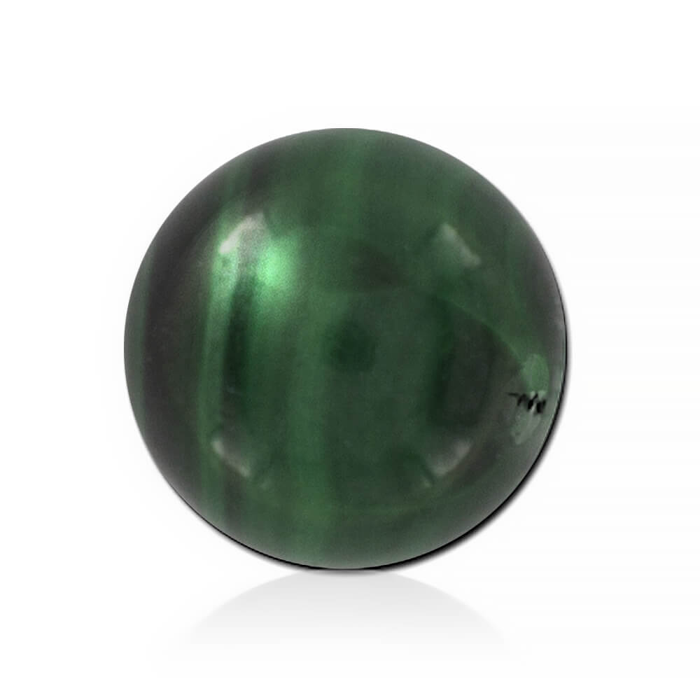 Boule de remplacement pierre Malachite pour anneau