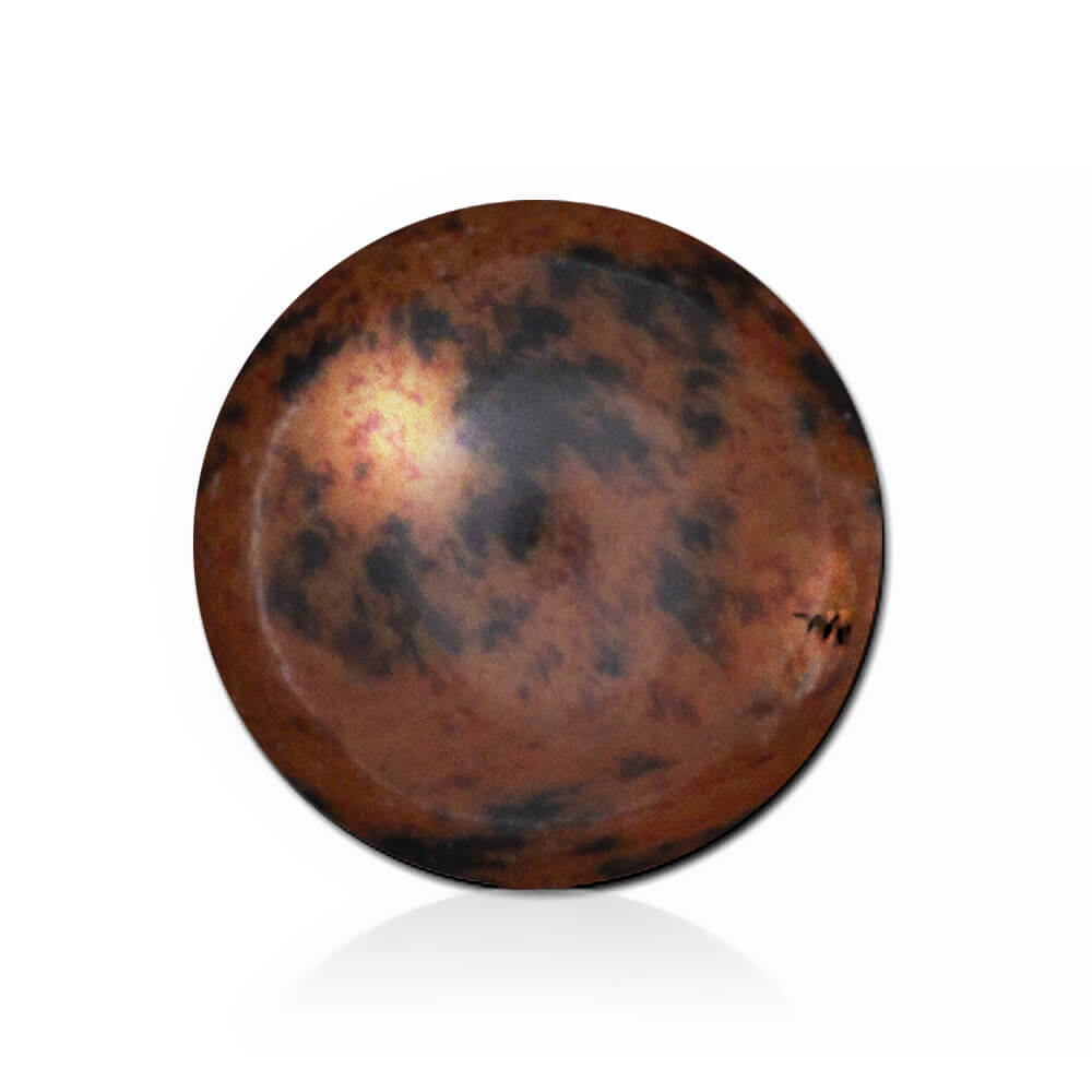 Boule de remplacement pierre Obsidienne Gold Swan pour anneau