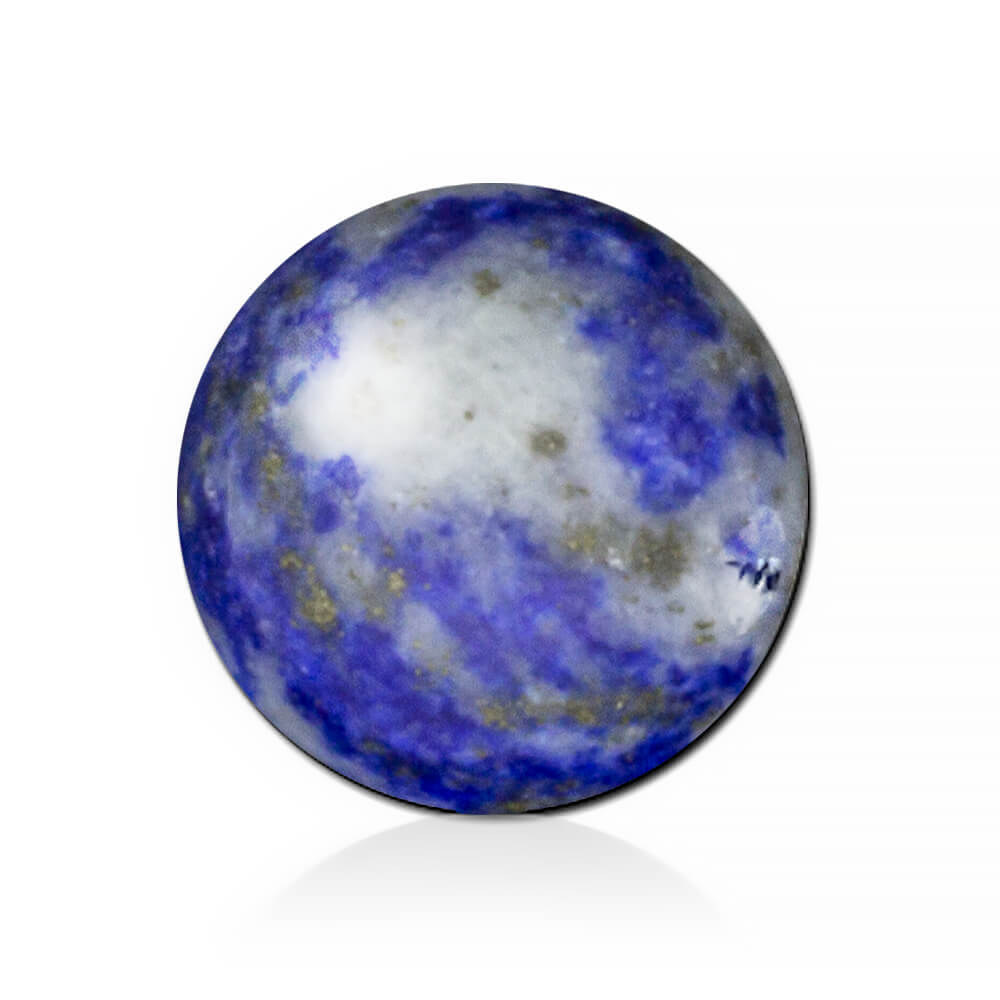 Boule de remplacement pierre Lapis Lazuli pour anneau