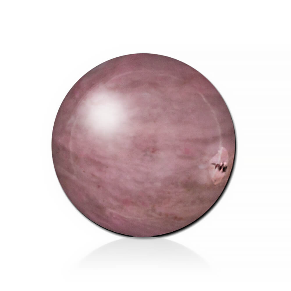Boule de remplacement pierre Rhodonite pour anneau