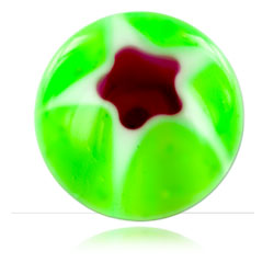 Boule fluo Étoile pour 1.2mm