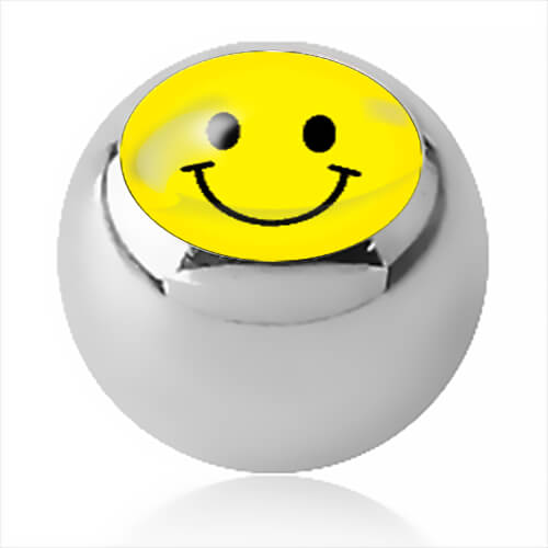Boule acier logo Smile pour 1.2mm