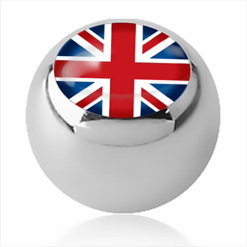 Boule acier logo UK pour 1.2mm