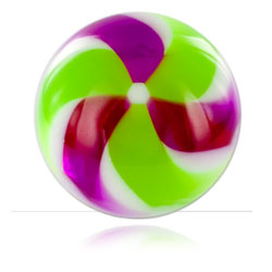 Boule acrylique Flower Power pour 1.6mm