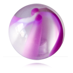 Boule acrylique Vrille pour 1.6mm