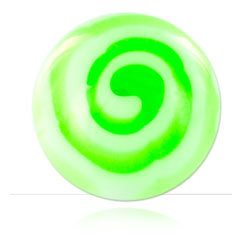 Boule acrylique Spirale pour 1.6mm