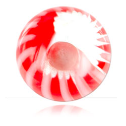 Boule acrylique Berlingot pour 1.6mm