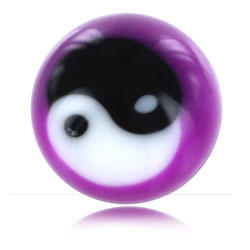 Boule acrylique Yin Yang pour 1.6mm