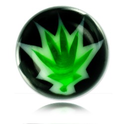 Boule acrylique Cannabis pour 1.6mm