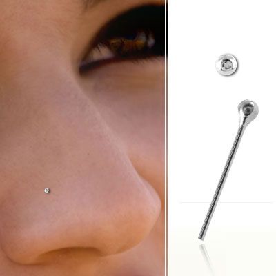 Clou de nez argent Mini Boule