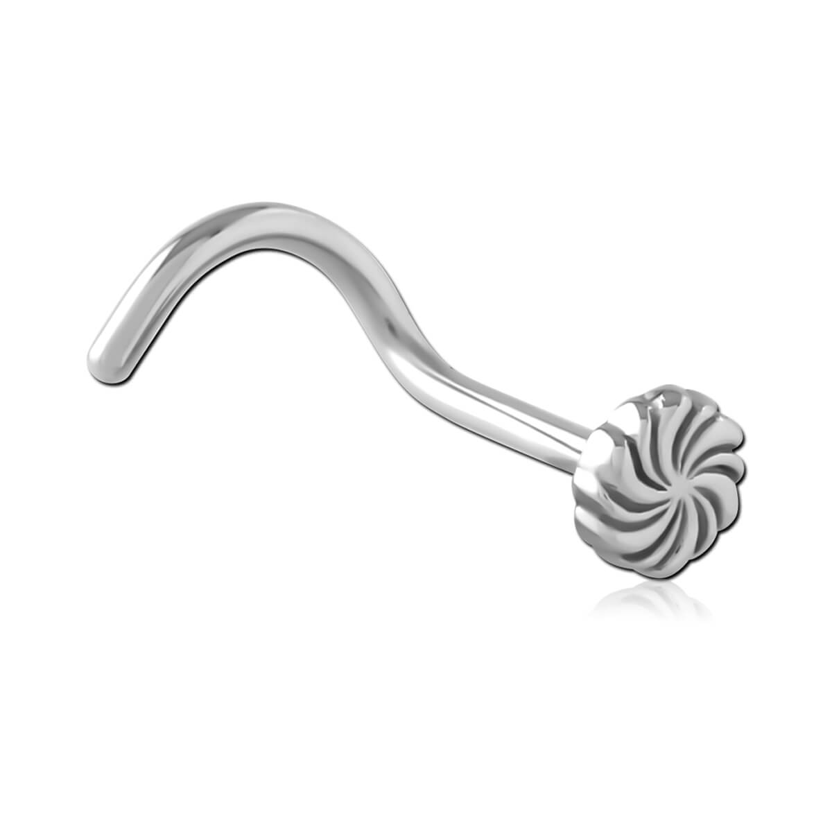 Stud de nez acier Tourbillon