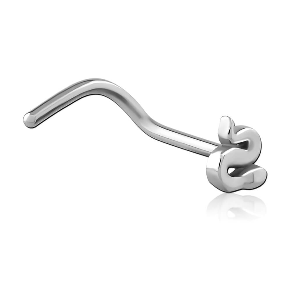 Stud de nez acier Vipère