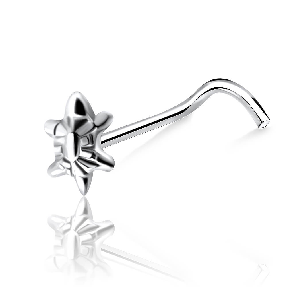 Stud de nez argent Tortue