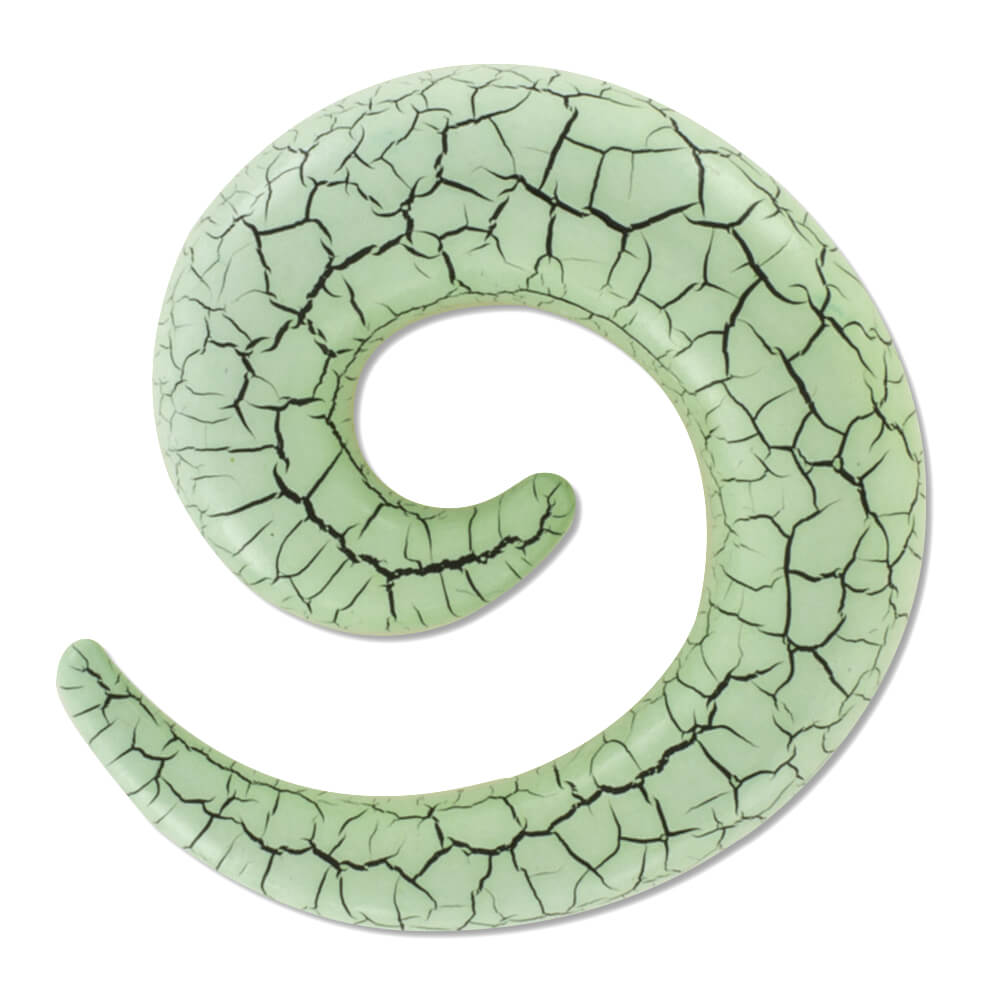 Élargisseur spirale acrylique Craquelé D