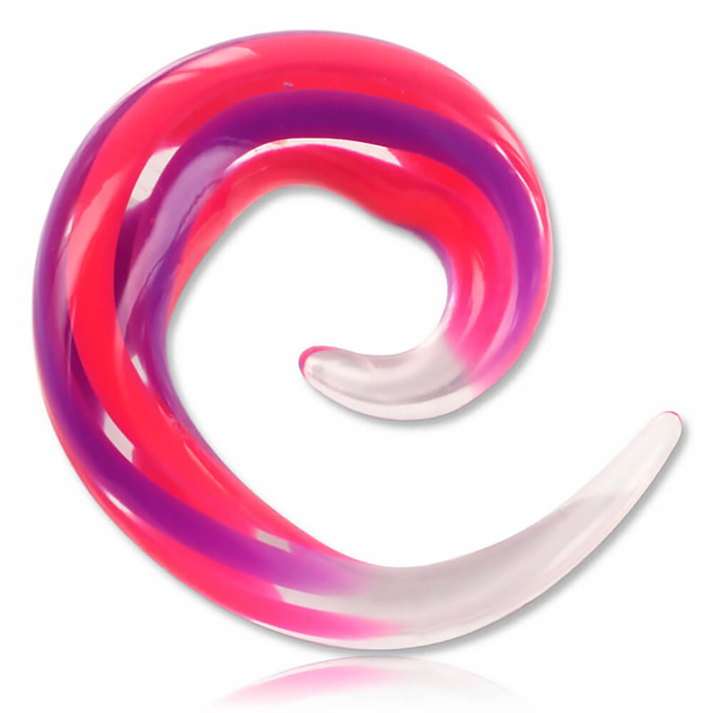 Élargisseur spirale acrylique Candy