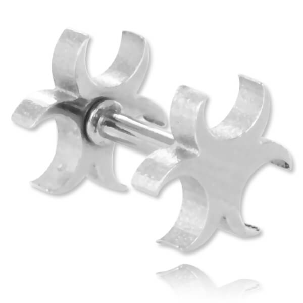 Plug Oreille Acrylique Uni Inoki - 14mm Transparent, Noir, Blanc, Rouge