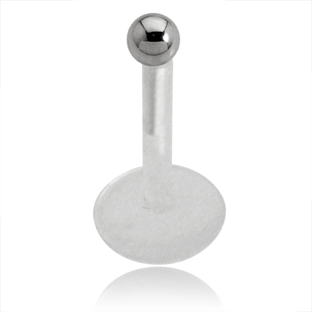 Micro labret Biosafe avec boule argent