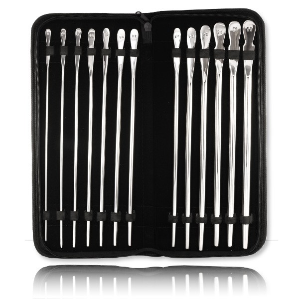 Strumenti GB SS0004 Urethral Hegar suona Set di strumenti chirurgici Gyne Urethra Set, 8 pezzi Strumenti GB SS0004 Urethral Hegar suona Set di strumenti chirurgici Gyne Urethra Set, 8 pezzi