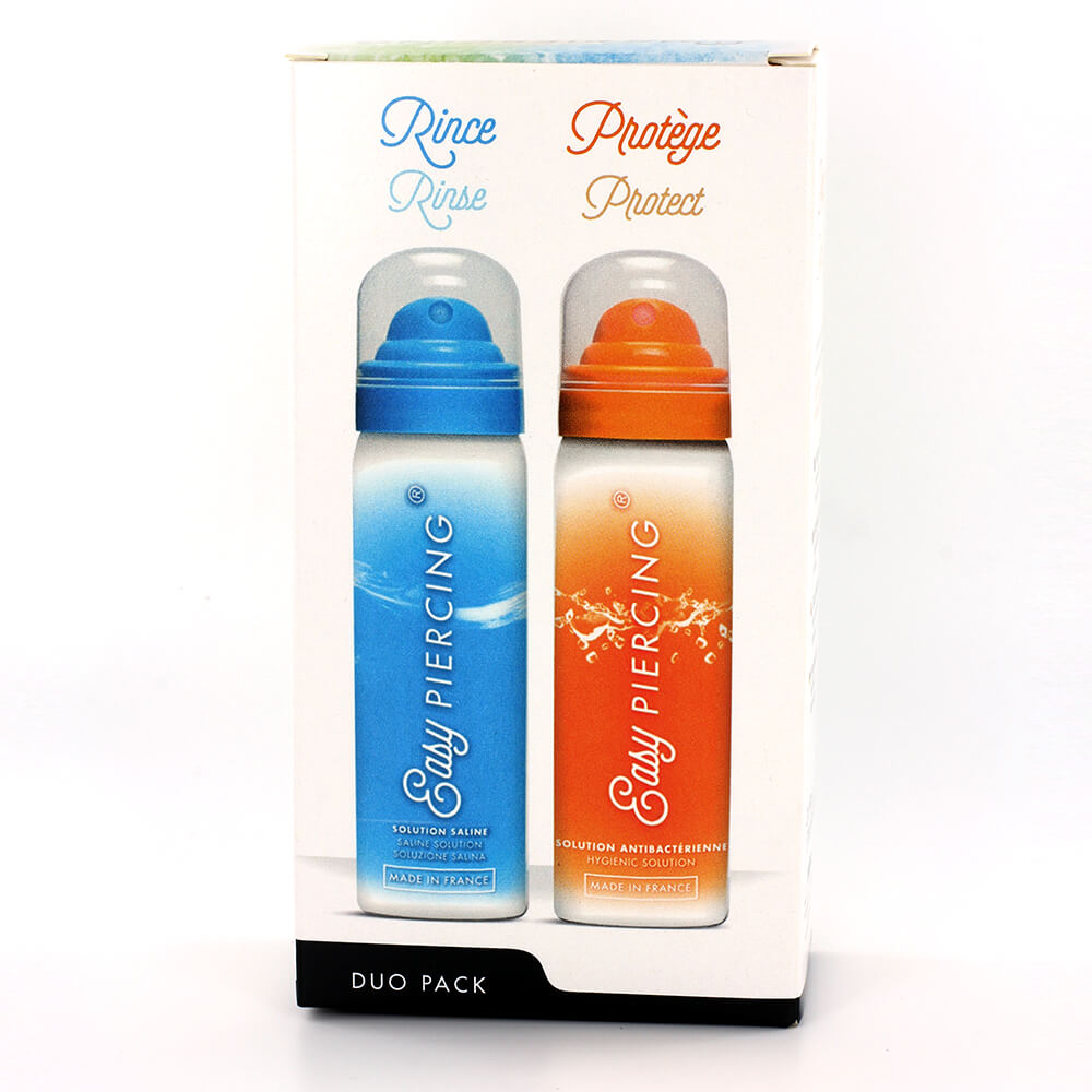 Duo Pack EasyPiercing Rince et Protège