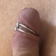Double anneau de gland ou de verge avec boules