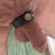 Cockring cuir 3 pressions - 20mm