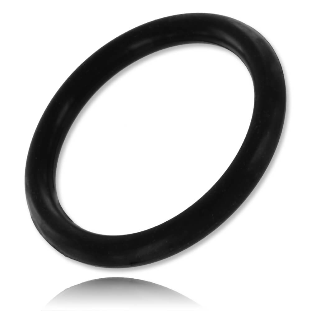 Cockring silicone rond 6mm noir