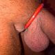 Cockring silicone rond 6mm rouge