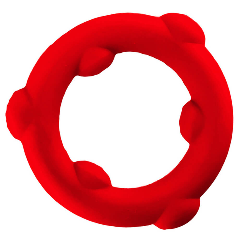 Cockring silicone Oxballs Spinner Rouge