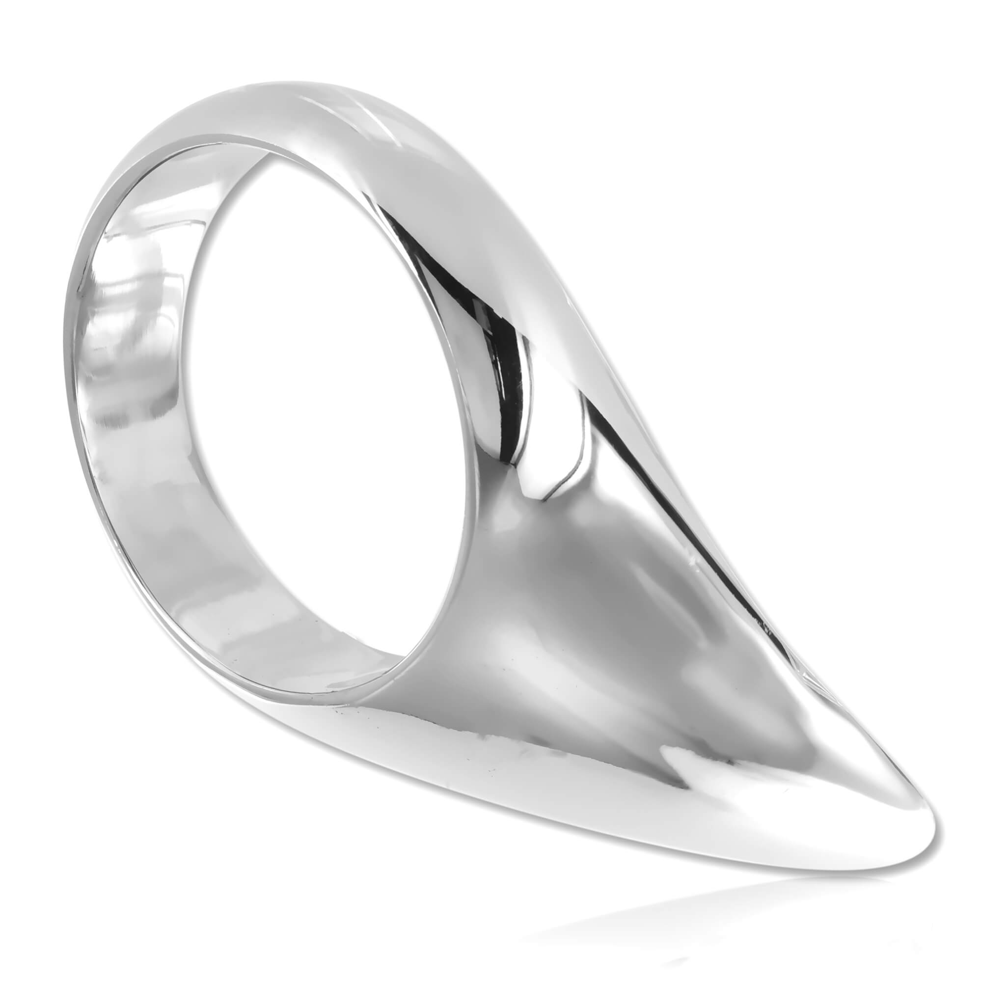 Cockring acier ergonomique Tear Drop