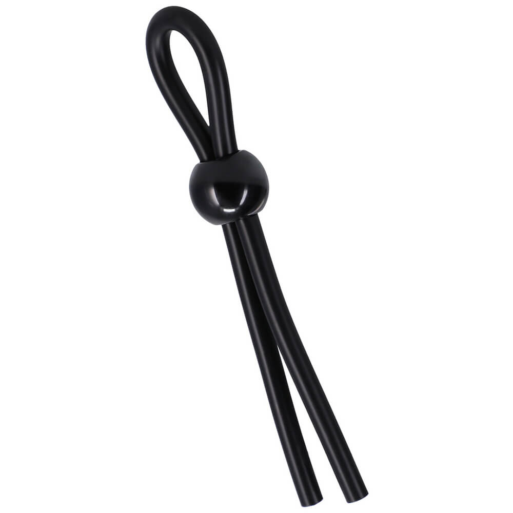 Cockring silicone noir Doc Johnson Lasso Single Lock
