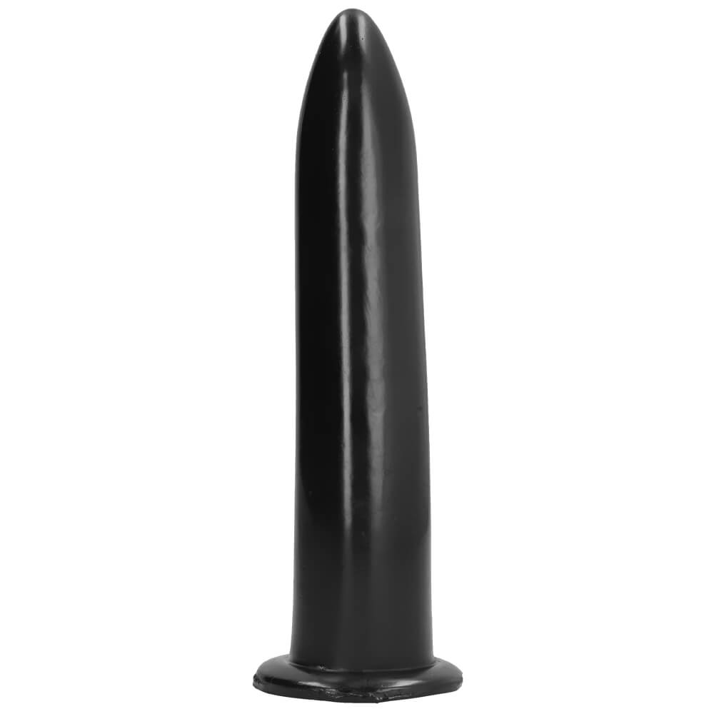 Plug anal vinyle All Black Sébastien 19x3.8cm