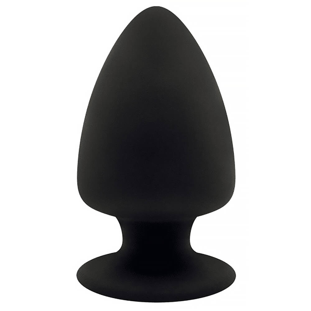 Plug anal silicone noir Silexd XS 7.5x4.5cm