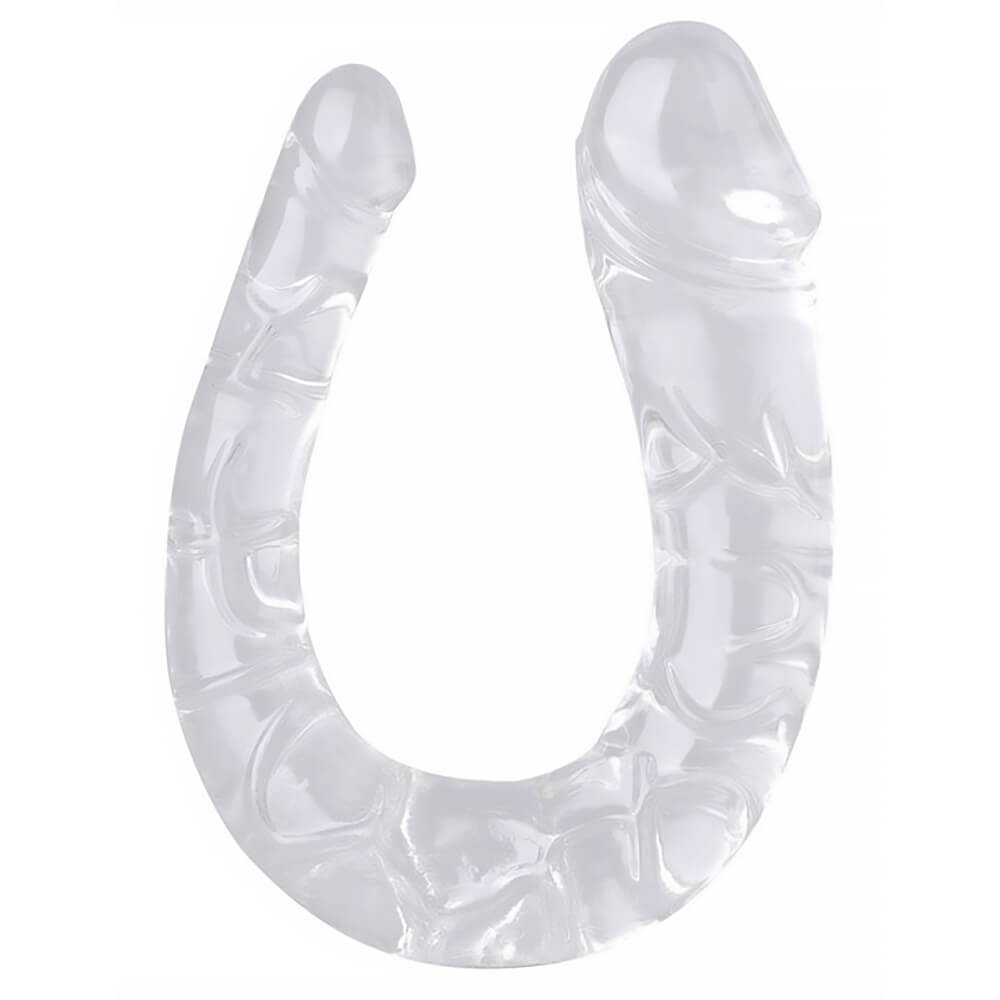 Double gode U-Shape ClearlyHorny Jelly S 25x3cm