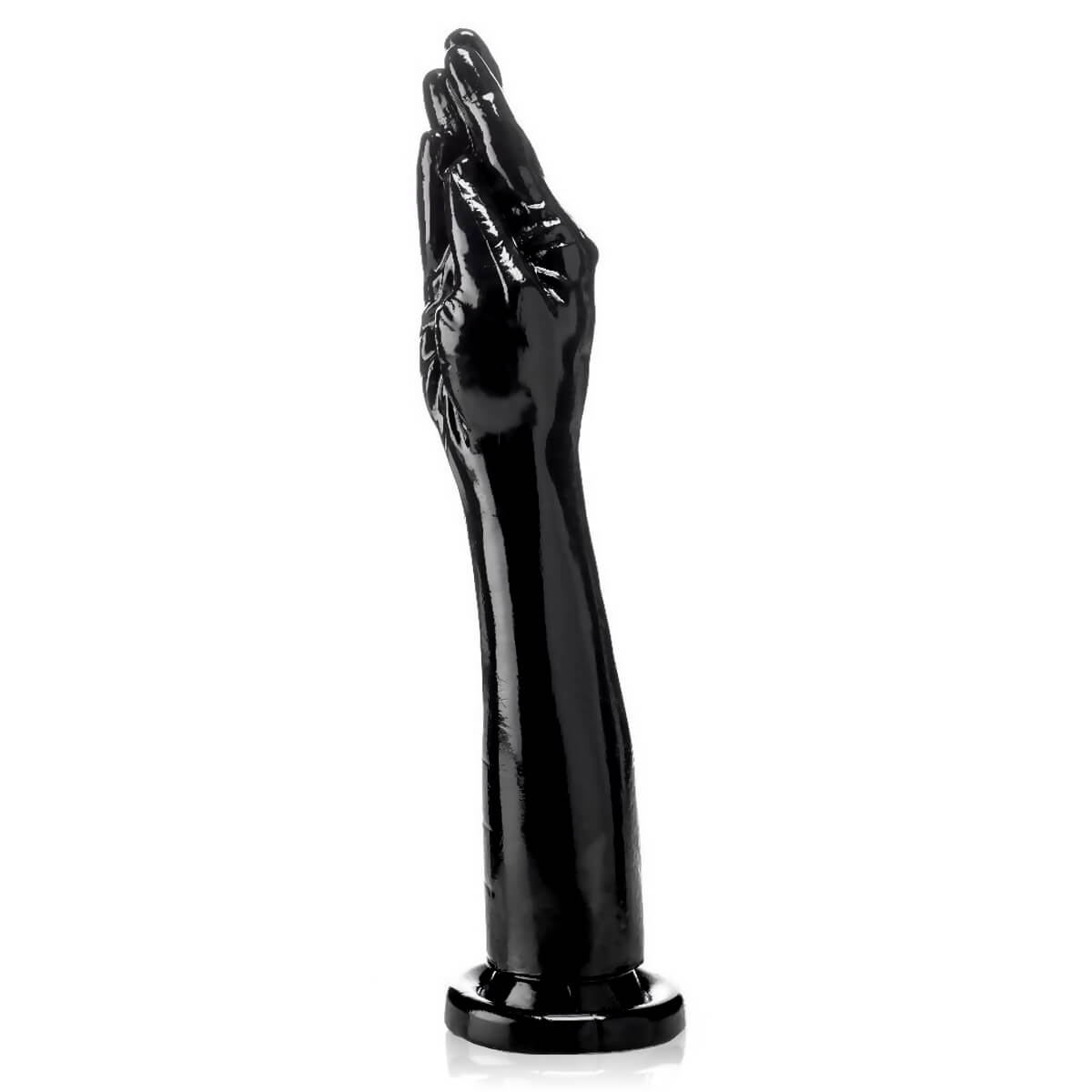 Plug vinyle noir main ouverte Fist Impact 5 Fingers 38x7.5cm