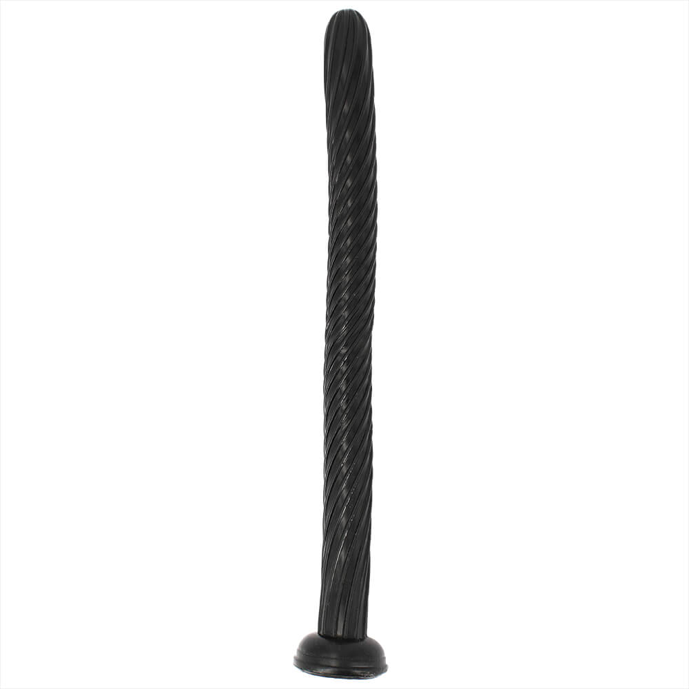 Gode long vinyle noir Analconda Dixon 48cm x 3.5cm