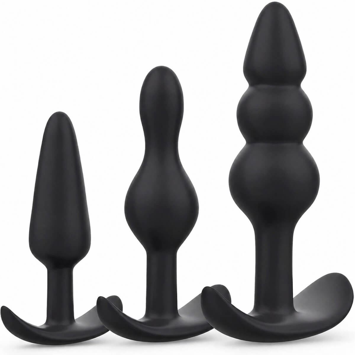 Set de 3 Plugs silicone Darksil Threeforms