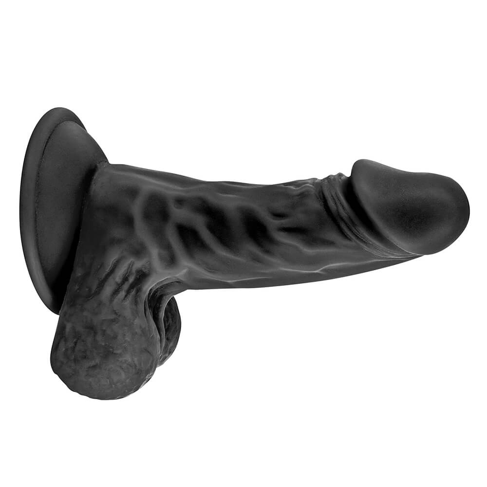 Gode à ventouse TPE Real Body Mike 13x3.8cm noir