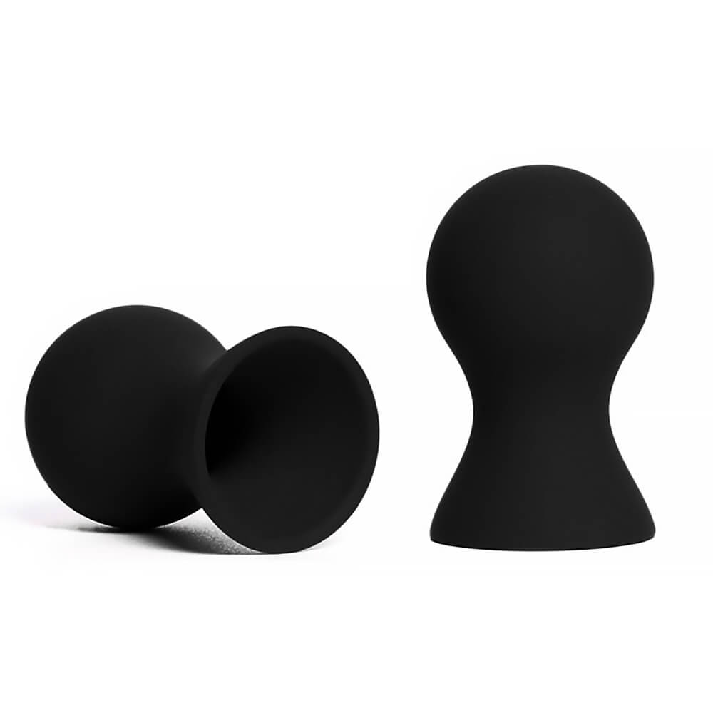 Paire de Suces Tétons silicone King Gear Dip Nip 25mm noir