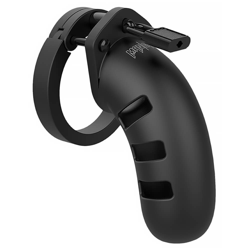 Cage de chasteté homme ManCage modèle 21 - 11.5x3.5cm noire
