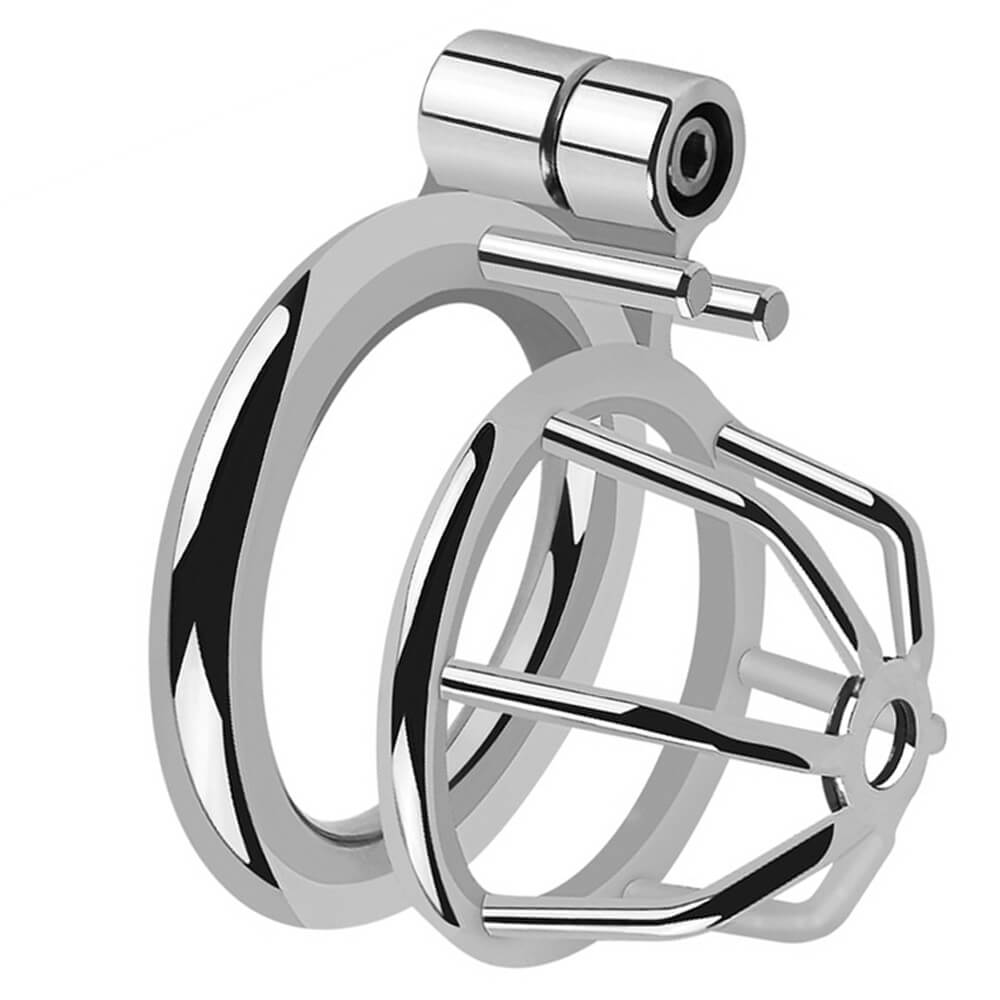 Cage de chasteté homme avec cockring Cock Lock Xtrem Open 4.5x3.5cm