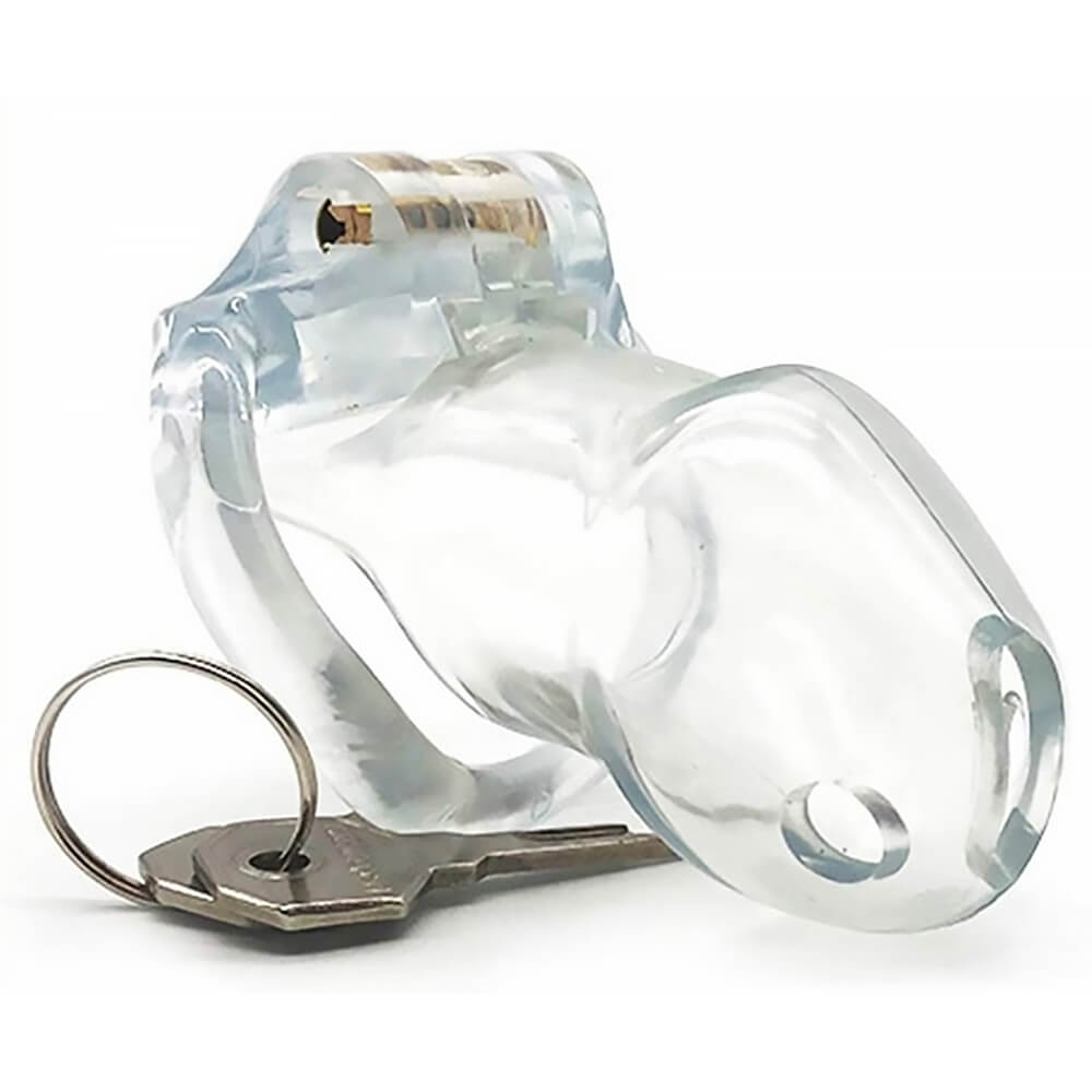 Cage de chasteté homme Lock Up 9.4 x 3.2cmTransparente